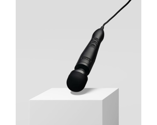 Вібромасажер DOXY3 USB-C Massager MATTE BLACK, кабель USB-C, регульована інтенсивність, компактний