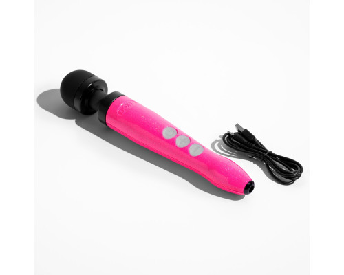 Вібромасажер DOXY Die Cast 3R Hot Pink, дуже потужний, перезаряджуваний, металевий корпус