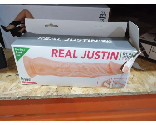 Фалоімітатор Real Body - Real Justin Flesh, TPE (м'яте паковання!!!)