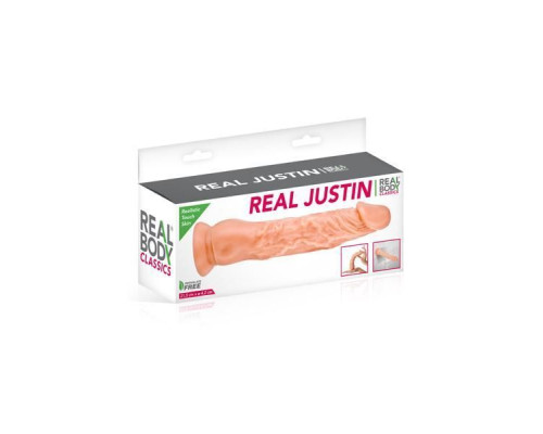 Фалоімітатор Real Body - Real Justin Flesh, TPE (м'яте паковання!!!)