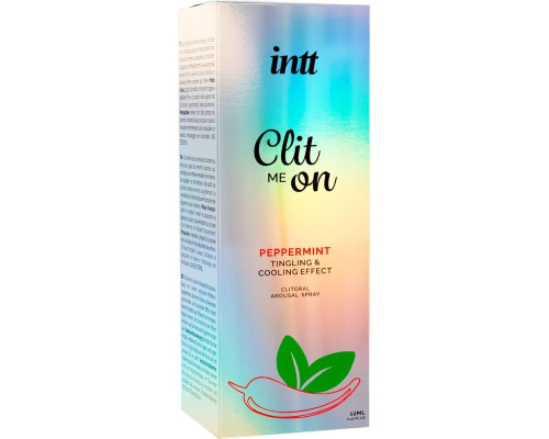 Розпродаж! Збуджувальний спрей для клітора Intt Clit Me On Peppermint Cooling 12мл (термін 01.2026)