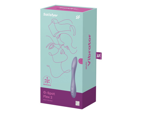 Универсальный вибратор Satisfyer G-Spot Flex 2 (мятая упаковка!!!)