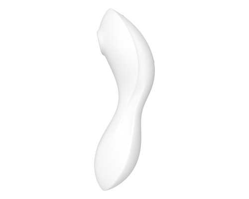 Вакуумный смарт-стимулятор с вибрацией Satisfyer Curvy Trinity 5 (White) (мятая упаковка!!!)