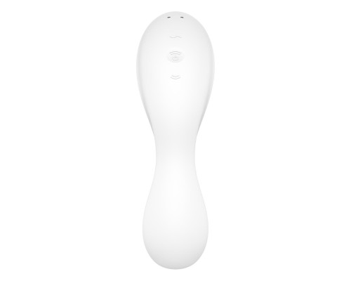 Вакуумный смарт-стимулятор с вибрацией Satisfyer Curvy Trinity 5 (White) (мятая упаковка!!!)