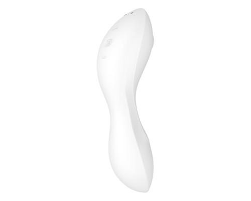 Вакуумный смарт-стимулятор с вибрацией Satisfyer Curvy Trinity 5 (White) (мятая упаковка!!!)