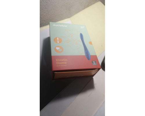 Универсальный гибкий вибратор для пар Satisfyer Elastic Game Dark Blue (мятая упаковка!!!)