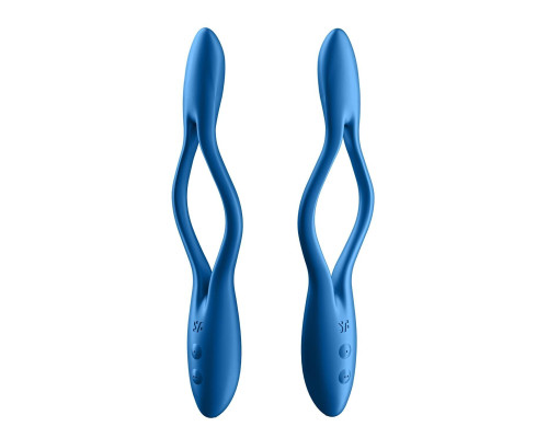 Универсальный гибкий вибратор для пар Satisfyer Elastic Game Dark Blue (мятая упаковка!!!)
