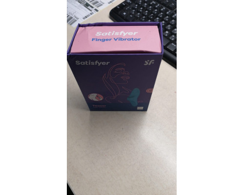 Вібратор на палець Satisfyer Teaser Light Blue (м'ята упаковка!!!)