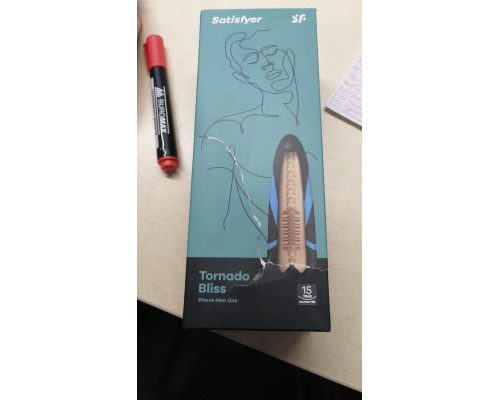 Запасний рукав-вставка для мастурбатора Satisfyer Men TORNADO BLISS (пошкоджена упаковка!!!)