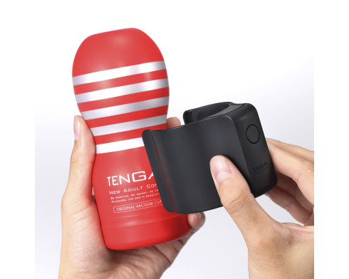 Вібронасадка Tenga CUP VIBRATOR, 7 режимів, 2 мастурбатори в комплекті