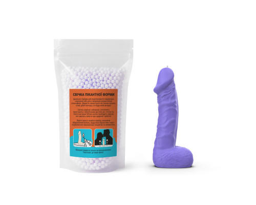 Свічка у вигляді члена Чистий Кайф LARGE Violet