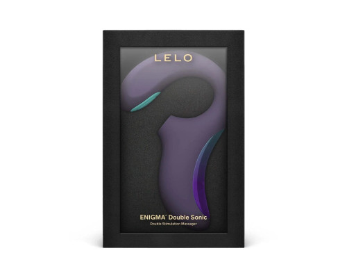 Кліторально-вагінальний звуковий стимулятор LELO Enigma Double Sonic Cyber Purple