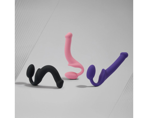 Безремінний страпон Strap-On-Me Rose L, повністю регульований, діаметр 3,7 см