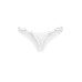 Трусики-стрінги з мереживом Obsessive Arrowel White crotchless thong 2XL/3XL