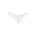 Трусики-стрінги з мереживом Obsessive Arrowel White crotchless thong 2XL/3XL