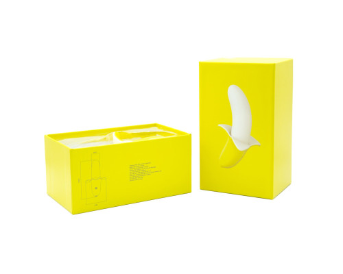Вібратор-банан Banana Bliss Mini Silicone Vibrator, вагінально-кліторальна стимуляція, 10 режимів