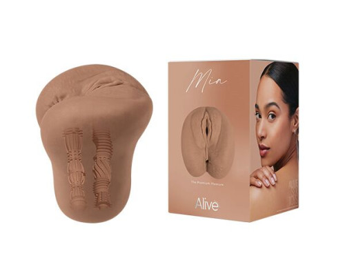 Мастурбатор Alive Mia Super Realistic Masturbator XL Caramel