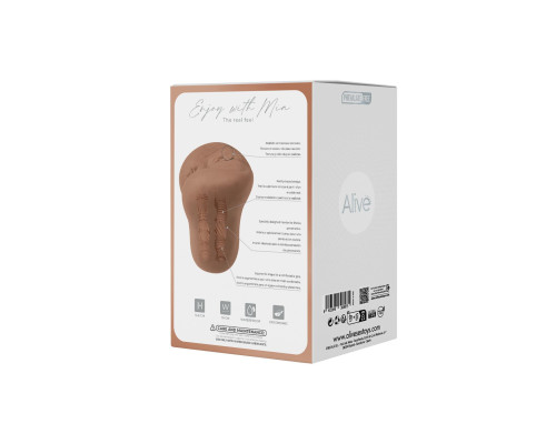 Мастурбатор Alive Mia Super Realistic Masturbator XL Caramel