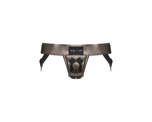 Трусы для страпона Strap-On-Me Leatherette Harness CURIOUS (м'ята упаковка!!!)