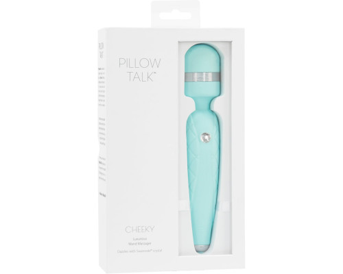 Розкішний вібромасажер PILLOW TALK - Cheeky Teal (м'яте паковання!!!)