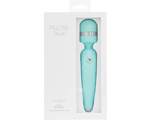 Розкішний вібромасажер PILLOW TALK - Cheeky Teal (м'яте паковання!!!)
