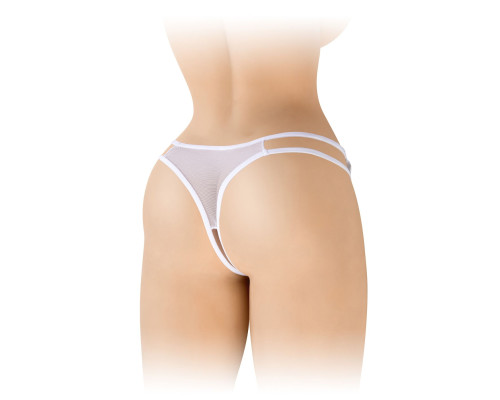 Трусики з відкритим доступом Fashion Secret Victoria White, мереживо