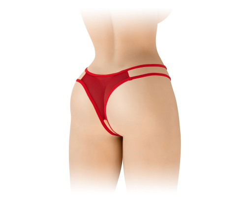 Трусики з відкритим доступом Fashion Secret Victoria Red, мереживо