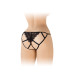 Мереживні трусики з доступом Fashion Secret Zoe Black, з бантиком