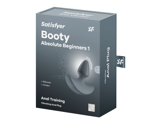 Анальна вібропробка Satisfyer Booty Absolute Beginners 1, для початківців