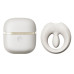 Ерекційне смарт-віброкільце Zalo Apis Ivory White, до 4 годин роботи, зарядний кейс