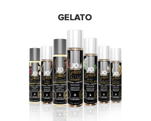 Розпродаж!!! Змазка на водній основі JO GELATO Salted Caramel 30 мл (термін 11.2025)