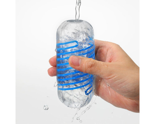 Мастурбатор Tenga Spinner DX 03 Steps, з пружною стимулювальною спіраллю всередині, потужний вплив