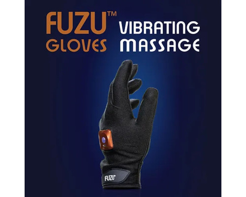 Віброрукавичка (ліва) FUZU Gloves Vibrating Massage Left Hand, 11 режимів