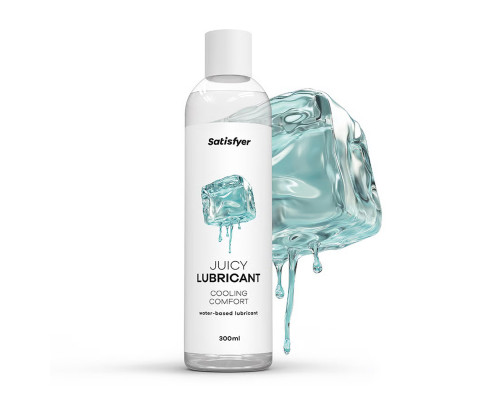 Лубрикант на водній основі Satisfyer Juicy Lubricant Cooling Comfort water based 300 мл