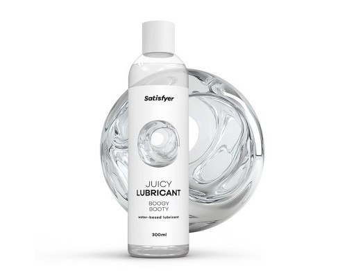 Анальна змазка на водній основі Satisfyer Juicy Lubricant Boogy Booty water based 300 мл