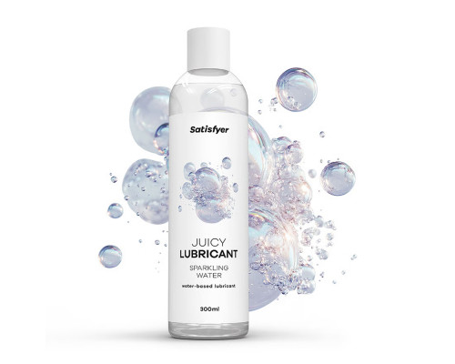 Лубрикант на водній основі Satisfyer Juicy Lubricant Sparkling Water water based 300 мл