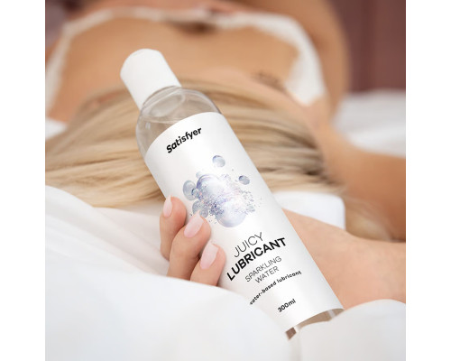 Лубрикант на водній основі Satisfyer Juicy Lubricant Sparkling Water water based 300 мл