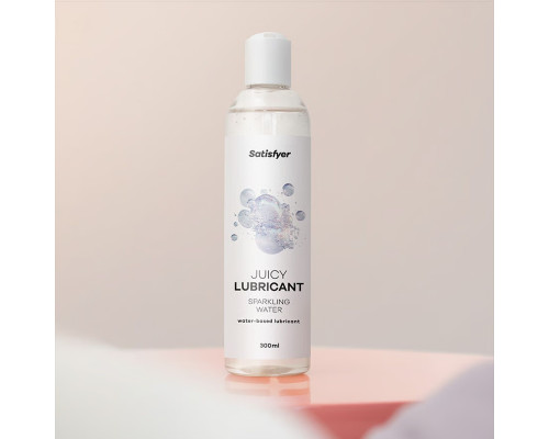 Лубрикант на водній основі Satisfyer Juicy Lubricant Sparkling Water water based 300 мл
