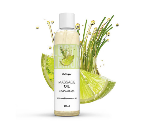 Масажна олія Satisfyer Massage Oil Lemongrass 250 мл