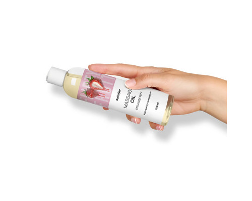 Масажна олія Satisfyer Massage Oil Strawberry 250 мл