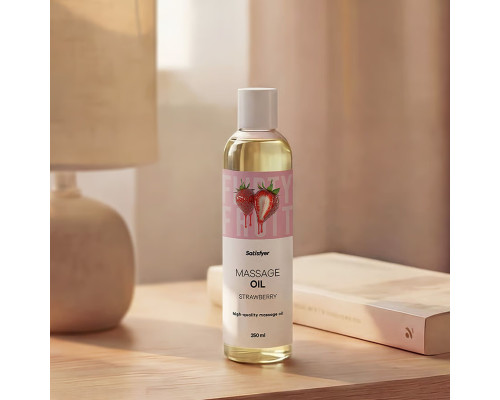 Масажна олія Satisfyer Massage Oil Strawberry 250 мл