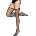 Панчохи Leg Avenue Daisy Dot Fishnet Stockings One Size Black