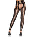 Колготки Leg Avenue Seamless Opaque Footless Suspender Hose One Size Black