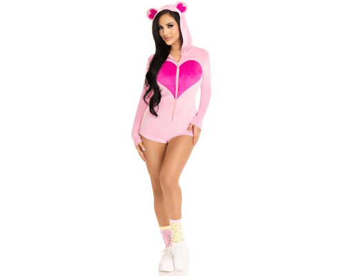 Комбінезон «Солодкий ведмедик» Leg Avenue Sweetheart Bear Velvet Romper S