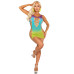 Сукня Leg Avenue Seamless Ombre Faux Lace Up Mini Dress One Size Ocean