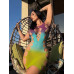 Сукня Leg Avenue Seamless Ombre Faux Lace Up Mini Dress One Size Ocean