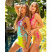 Сукня Leg Avenue Seamless Ombre Faux Lace Up Mini Dress One Size Ocean