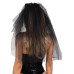 Фата нареченої Leg Avenue Tiered bridal veil O/S Black