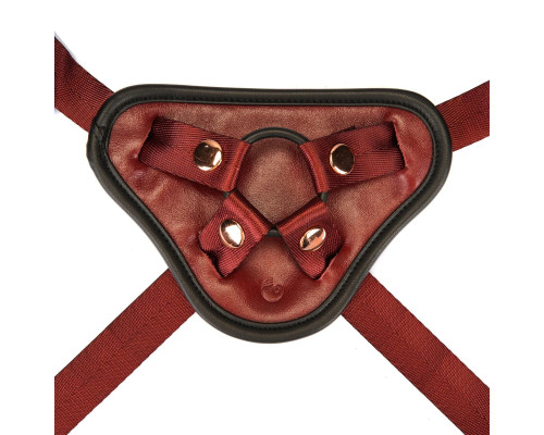 Трусики для страпона Liebe Seele Wine Red Strap-on Harness
