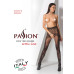 Еротичні колготки-бодістокінг Passion S007 white, гарні ажурні колготки з вирізом